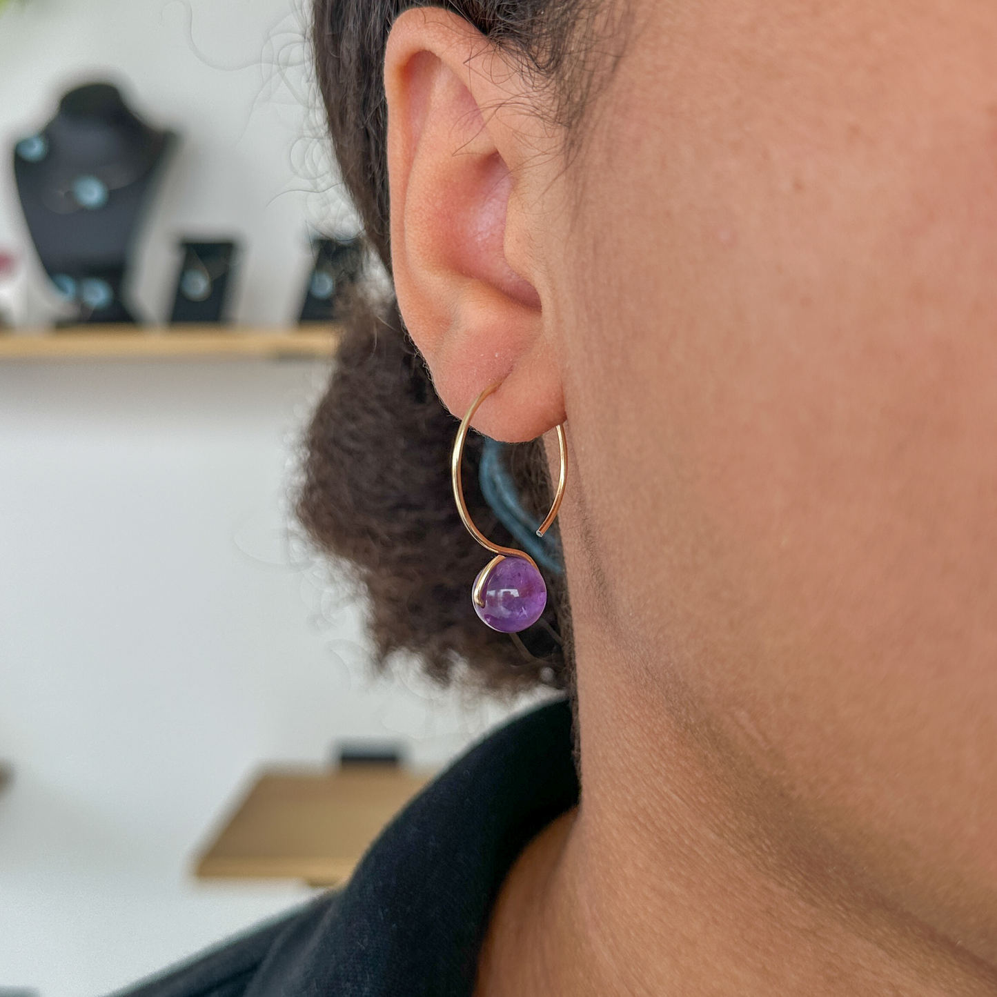 Drops | Argollas de Amatista