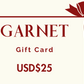 Garnet Gift Card